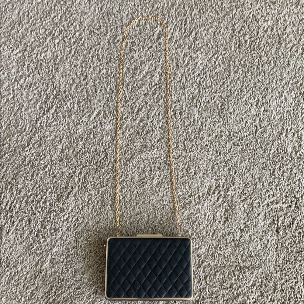 Black quilted Lulu’s crossbody